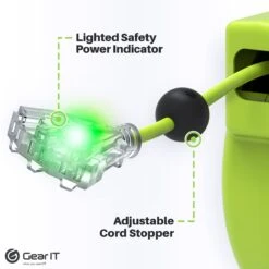 14AWG Retractable Cord Reel With Ceiling Mount, 45 Feet(Gearit 14 Awg 11 Amps 45 Feet Retractable Power Extension Cord Reel With Ceiling Mount Ul Listed 3 Outlets) 11 14AWG Retractable Cord Reel With Ceiling Mount, 45 Feet(Gearit 14 Awg 11 Amps 45 Feet Retractable Power Extension Cord Reel With Ceiling Mount Ul Listed 3 Outlets) -GEARit Store 45FT Reel 5