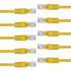 Flexible Soft Boot Cat6 Ethernet Patch Cable, Yellow(Gearit Cat6 Ethernet Patch Cable Premium Flexible Soft Tab Snagless Rj45 Stranded 550mhz Utp Pure Bare Copper Wire 24awg Yellow) 16 Flexible Soft Boot Cat6 Ethernet Patch Cable, Yellow(Gearit Cat6 Ethernet Patch Cable Premium Flexible Soft Tab Snagless Rj45 Stranded 550mhz Utp Pure Bare Copper Wire 24awg Yellow) -GEARit Store 711LaQL909L. SL1500