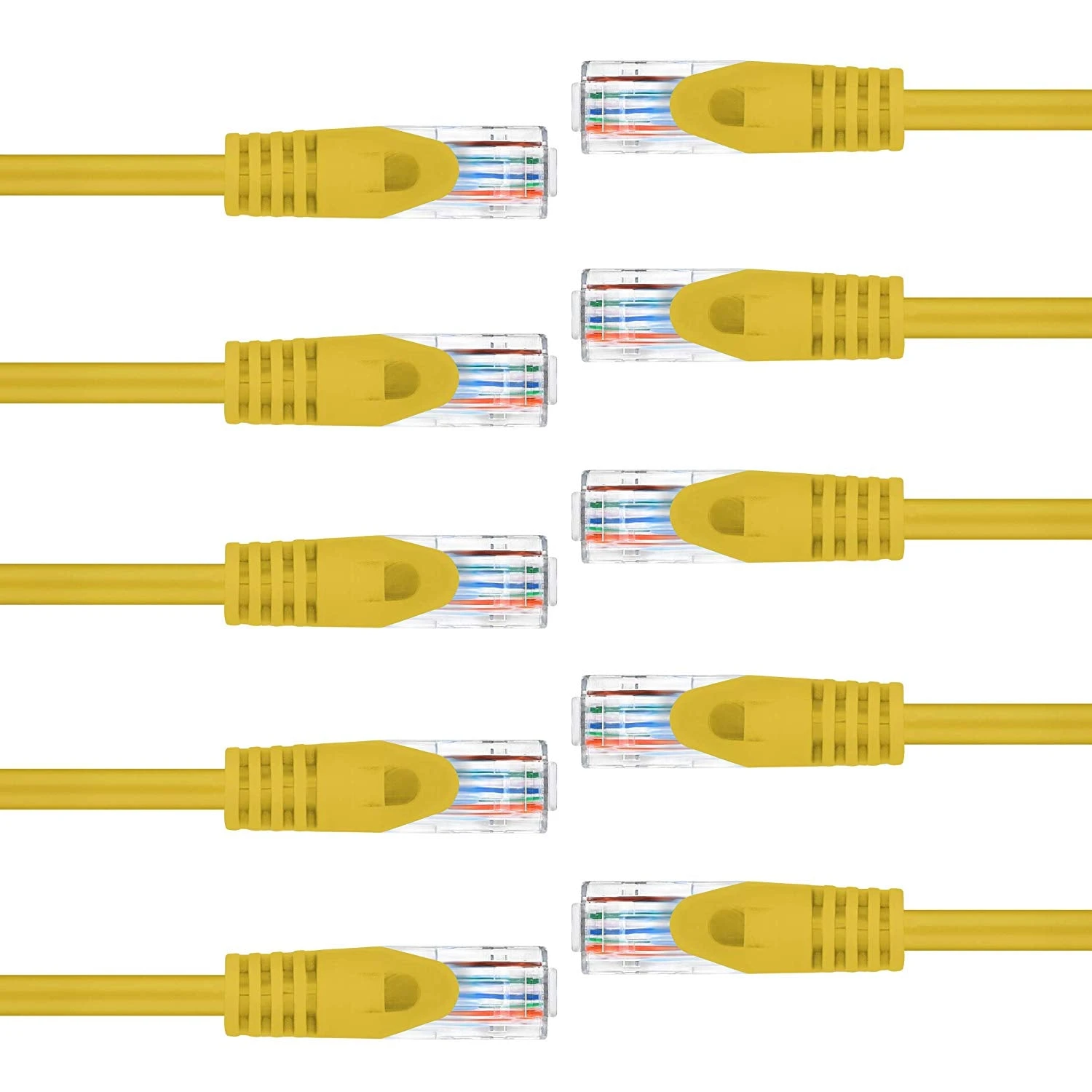 Flexible Soft Boot Cat6 Ethernet Patch Cable, Yellow(Gearit Cat6 Ethernet Patch Cable Premium Flexible Soft Tab Snagless Rj45 Stranded 550mhz Utp Pure Bare Copper Wire 24awg Yellow) 7 Flexible Soft Boot Cat6 Ethernet Patch Cable, Yellow(Gearit Cat6 Ethernet Patch Cable Premium Flexible Soft Tab Snagless Rj45 Stranded 550mhz Utp Pure Bare Copper Wire 24awg Yellow) - Image 7