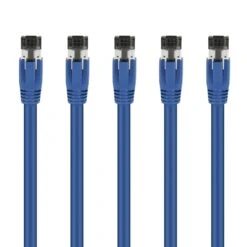 Cat8 Ethernet Patch Cable - S/FTP - 24 AWG - 10Gbps/25Gbps/40Gpbs, 2GHz 2000Mhz, Blue(Gearit Cat8 Ethernet Patch Cable S Ftp 24awgm 10gbps 25gbps 40gpbs 2ghz 2000mhz Category8 Blue) 17 Cat8 Ethernet Patch Cable - S/FTP - 24 AWG - 10Gbps/25Gbps/40Gpbs, 2GHz 2000Mhz, Blue(Gearit Cat8 Ethernet Patch Cable S Ftp 24awgm 10gbps 25gbps 40gpbs 2ghz 2000mhz Category8 Blue) -GEARit Store 7190Aa0AVJL. SL1500