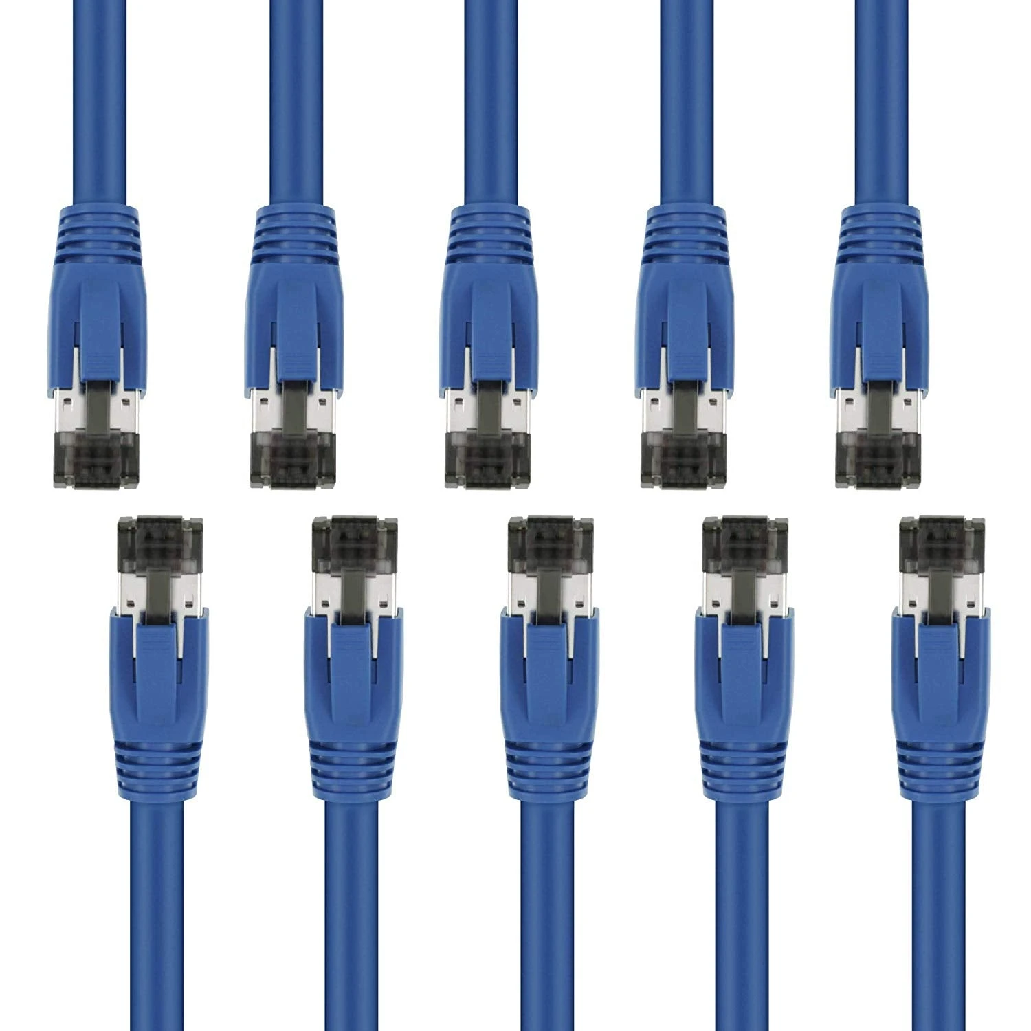 Cat8 Ethernet Patch Cable - S/FTP - 24 AWG - 10Gbps/25Gbps/40Gpbs, 2GHz 2000Mhz, Blue(Gearit Cat8 Ethernet Patch Cable S Ftp 24awgm 10gbps 25gbps 40gpbs 2ghz 2000mhz Category8 Blue) 9 Cat8 Ethernet Patch Cable - S/FTP - 24 AWG - 10Gbps/25Gbps/40Gpbs, 2GHz 2000Mhz, Blue(Gearit Cat8 Ethernet Patch Cable S Ftp 24awgm 10gbps 25gbps 40gpbs 2ghz 2000mhz Category8 Blue) - Image 9