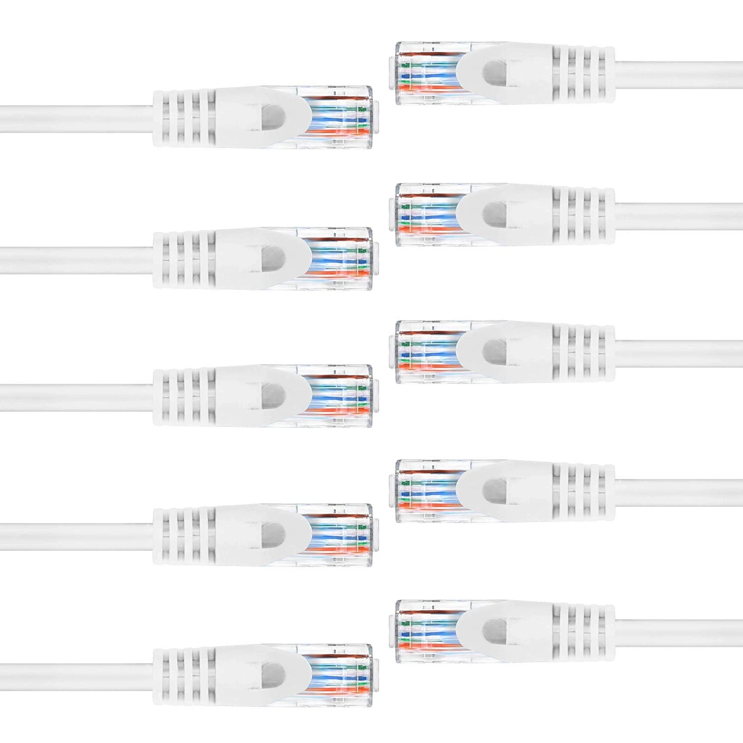 Flexible Soft Boot Cat6 Ethernet Patch Cable, White(Gearit Cat6 Ethernet Patch Cable Premium Flexible Soft Tab Snagless Rj45 Stranded 550mhz Utp Pure Bare Copper Wire 24awg White) 7 Flexible Soft Boot Cat6 Ethernet Patch Cable, White(Gearit Cat6 Ethernet Patch Cable Premium Flexible Soft Tab Snagless Rj45 Stranded 550mhz Utp Pure Bare Copper Wire 24awg White) - Image 7
