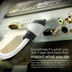 4K HDMI Cable - 35 Feet, 4K Resolution, White(Gearit 35 Feet 4k Hdmi Cable 4k Resolution White) -GEARit Store 813aNT hjTL. AC SL1500