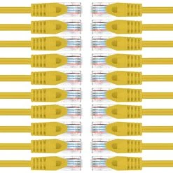 Flexible Soft Boot Cat6 Ethernet Patch Cable, Yellow(Gearit Cat6 Ethernet Patch Cable Premium Flexible Soft Tab Snagless Rj45 Stranded 550mhz Utp Pure Bare Copper Wire 24awg Yellow) 17 Flexible Soft Boot Cat6 Ethernet Patch Cable, Yellow(Gearit Cat6 Ethernet Patch Cable Premium Flexible Soft Tab Snagless Rj45 Stranded 550mhz Utp Pure Bare Copper Wire 24awg Yellow) -GEARit Store 815OF94pkjL. SL1500
