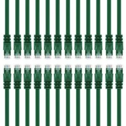 Cat6 Ethernet Patch Cable - Snagless RJ45, Stranded, 550Mhz, UTP, Pure Bare Copper Wire, 24AWG- Green(Gearit Cat6 Ethernet Patch Cable Snagless Rj45 Stranded 550mhz Utp Pure Bare Copper Wire 24awg Green) -GEARit Store 815ZgmwgKML. SX679