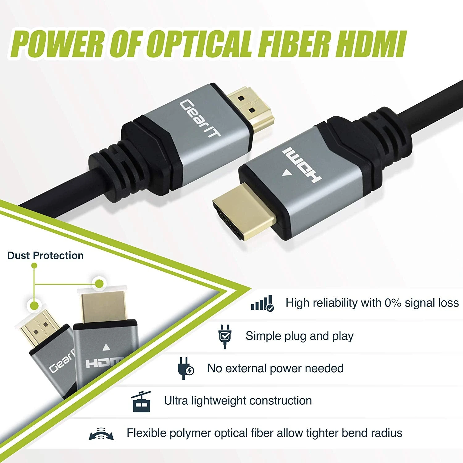 HDMI 2.1 Ultra High Speed 8K, 48Gbps, Resolution 120Hz With HDR Support(Gearit 8k Hdmi 2 1 Cable 8k Hdmi Ultra High Speed 48gbps Resolution 120hz With Hdr Support) 4 HDMI 2.1 Ultra High Speed 8K, 48Gbps, Resolution 120Hz With HDR Support(Gearit 8k Hdmi 2 1 Cable 8k Hdmi Ultra High Speed 48gbps Resolution 120hz With Hdr Support) - Image 4