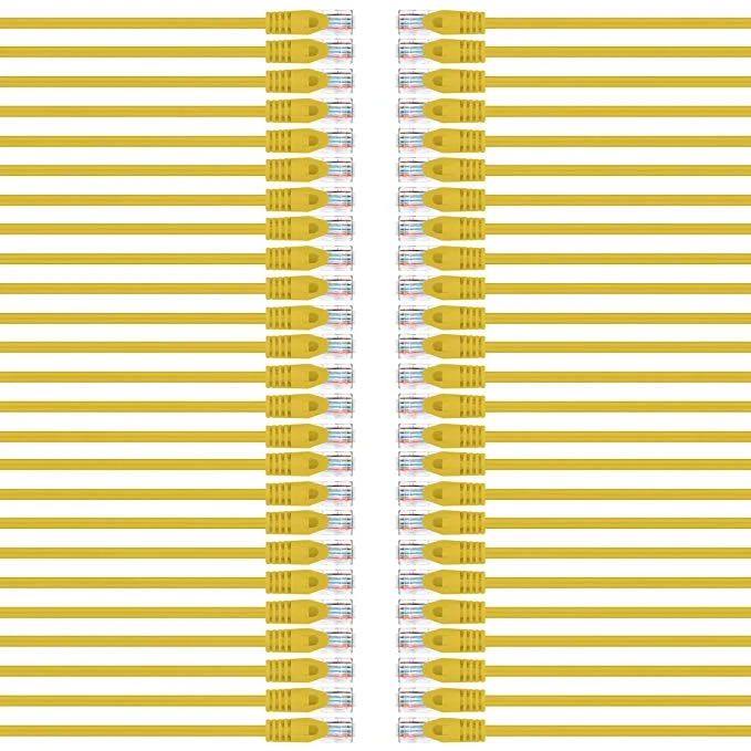 Flexible Soft Boot Cat6 Ethernet Patch Cable, Yellow(Gearit Cat6 Ethernet Patch Cable Premium Flexible Soft Tab Snagless Rj45 Stranded 550mhz Utp Pure Bare Copper Wire 24awg Yellow) 9 Flexible Soft Boot Cat6 Ethernet Patch Cable, Yellow(Gearit Cat6 Ethernet Patch Cable Premium Flexible Soft Tab Snagless Rj45 Stranded 550mhz Utp Pure Bare Copper Wire 24awg Yellow) - Image 9