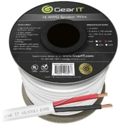 14 AWG In Wall Speaker Wire - CL2 Rated - Oxygen Free Copper (OFC), White(Gearit 14 Gauge Speaker Wire Cl2 Rated In Wall Ofc Oxygen Free Copper Cable 99 7 Home Theatre Car Speakers More 14 Awg Pro Series Cl2) 25 14 AWG In Wall Speaker Wire - CL2 Rated - Oxygen Free Copper (OFC), White(Gearit 14 Gauge Speaker Wire Cl2 Rated In Wall Ofc Oxygen Free Copper Cable 99 7 Home Theatre Car Speakers More 14 Awg Pro Series Cl2) -GEARit Store 81LWVla95XL. SL1500 34a687f9 325d 4a5a 8780 df729cb4d826