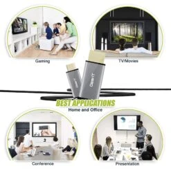 USB-C To HDMI Cable - Compatible With MacBook Pro, MacBook Air, IPad Pro(Gearit Usb C To Hdmi Cable Thunderbolt 3 Port Compatible Usb Type C 4k 60hz Compatible With Macbook Pro 2018 2017 Macbook Air Ipad Pro 2018 Surface Book 2 Samsung S10 And More) 14 USB-C To HDMI Cable - Compatible With MacBook Pro, MacBook Air, IPad Pro(Gearit Usb C To Hdmi Cable Thunderbolt 3 Port Compatible Usb Type C 4k 60hz Compatible With Macbook Pro 2018 2017 Macbook Air Ipad Pro 2018 Surface Book 2 Samsung S10 And More) -GEARit Store 81S1inmHS9L. SL1500