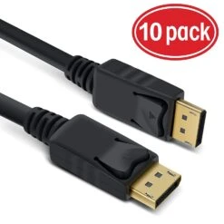 4K DisplayPort Cable - 4K@60Hz / QHD 1440p@144Hz / FHD 1080p@144Hz(Gearit Displayport To Displayport Cable Dp To Dp Gold Plated 4k Ready Black) -GEARit Store 81YhkfvbJNL. SL1500