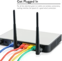 Cat6 Ethernet Patch Cable - Snagless RJ45, Stranded, 550Mhz, UTP, Pure Bare Copper Wire, 24AWG- Black(Gearit Cat6 Ethernet Patch Cable Snagless Rj45 Stranded 550mhz Utp Pure Bare Copper Wire 24awg Black) -GEARit Store 81i1 2BXlKwaL. AC SL1500