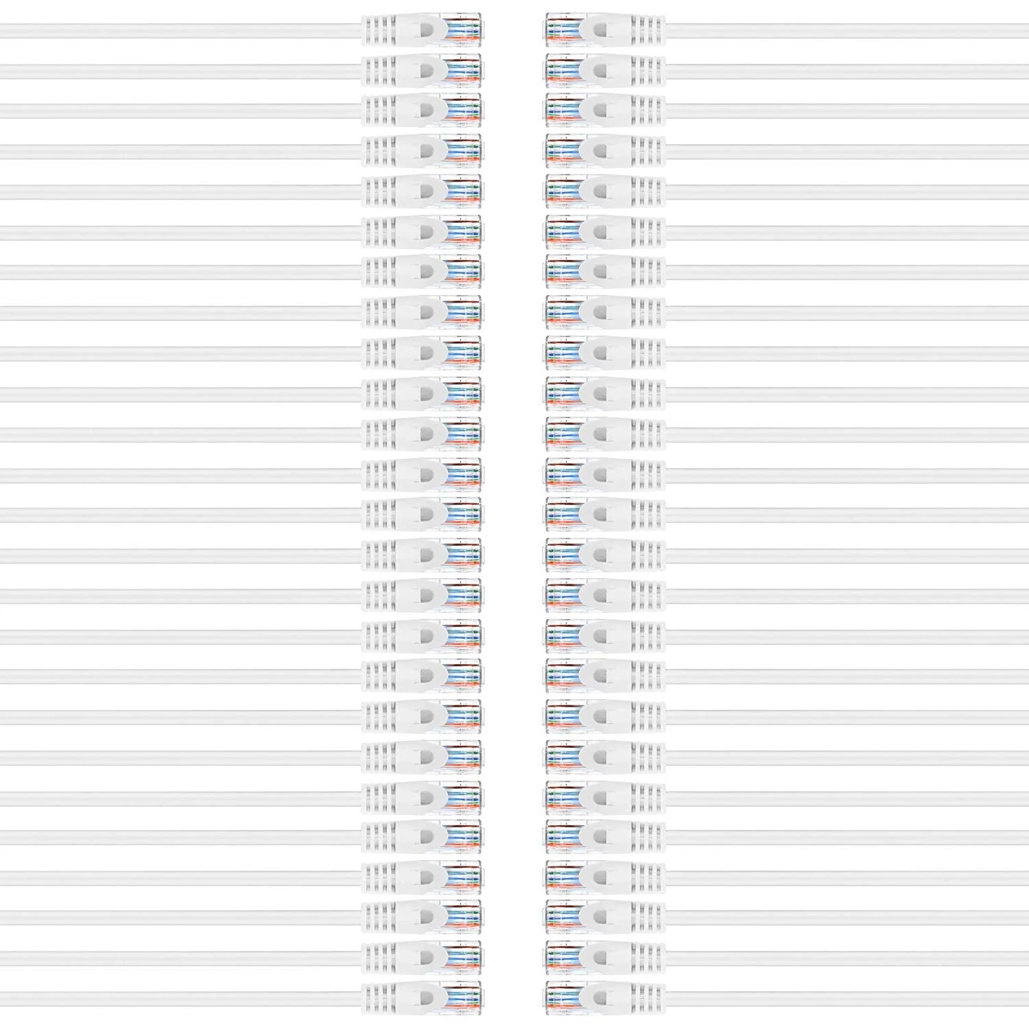 Flexible Soft Boot Cat6 Ethernet Patch Cable, White(Gearit Cat6 Ethernet Patch Cable Premium Flexible Soft Tab Snagless Rj45 Stranded 550mhz Utp Pure Bare Copper Wire 24awg White) 9 Flexible Soft Boot Cat6 Ethernet Patch Cable, White(Gearit Cat6 Ethernet Patch Cable Premium Flexible Soft Tab Snagless Rj45 Stranded 550mhz Utp Pure Bare Copper Wire 24awg White) - Image 9