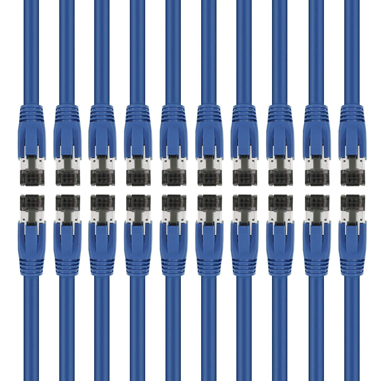 Cat8 Ethernet Patch Cable - S/FTP - 24 AWG - 10Gbps/25Gbps/40Gpbs, 2GHz 2000Mhz, Blue(Gearit Cat8 Ethernet Patch Cable S Ftp 24awgm 10gbps 25gbps 40gpbs 2ghz 2000mhz Category8 Blue) 10 Cat8 Ethernet Patch Cable - S/FTP - 24 AWG - 10Gbps/25Gbps/40Gpbs, 2GHz 2000Mhz, Blue(Gearit Cat8 Ethernet Patch Cable S Ftp 24awgm 10gbps 25gbps 40gpbs 2ghz 2000mhz Category8 Blue) - Image 10