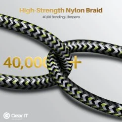 8K DisplayPort Cable - DP 1.4 Cable - 8K@60Hz / 4K@144Hz / 2K@165Hz, Braided(Gearit 8k Displayport Cable Dp 1 4 Cable 8k 60hz 4k 144hz 2k 165hz Braided) -GEARit Store 8 a60d1596 eae7 4b76 9ea0 5b0a606636e8