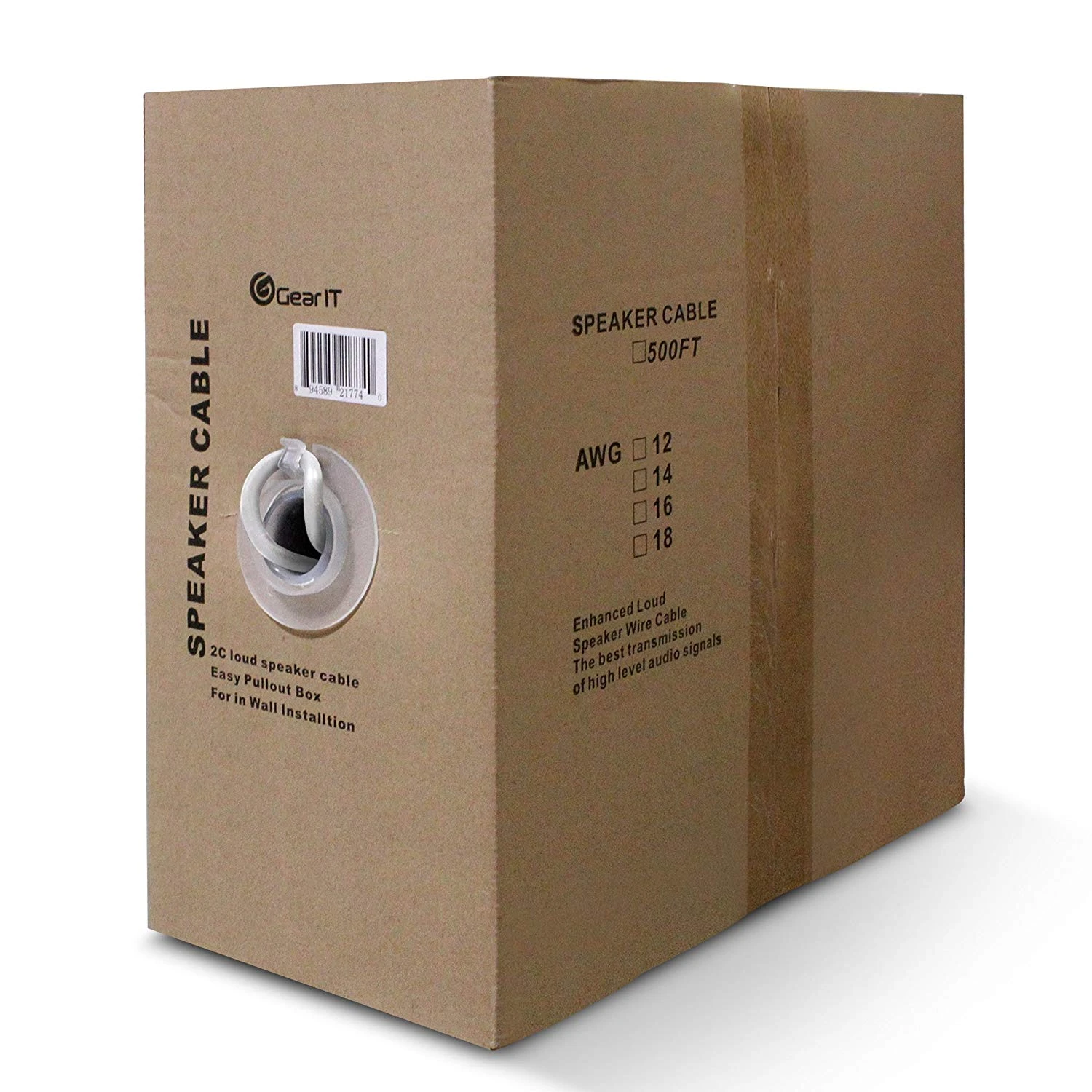 14 AWG In Wall Speaker Wire - CL2 Rated - Oxygen Free Copper (OFC), White(Gearit 14 Gauge Speaker Wire Cl2 Rated In Wall Ofc Oxygen Free Copper Cable 99 7 Home Theatre Car Speakers More 14 Awg Pro Series Cl2) 16 14 AWG In Wall Speaker Wire - CL2 Rated - Oxygen Free Copper (OFC), White(Gearit 14 Gauge Speaker Wire Cl2 Rated In Wall Ofc Oxygen Free Copper Cable 99 7 Home Theatre Car Speakers More 14 Awg Pro Series Cl2) - Image 16