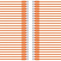 Flexible Soft Boot Cat6 Ethernet Patch Cable, Orange(Gearit Cat6 Ethernet Patch Cable Premium Flexible Soft Tab Snagless Rj45 Stranded 550mhz Utp Pure Bare Copper Wire 24awg Orange) -GEARit Store 91hAoCci7EL. SL1500