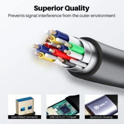 Active USB 3.0 Extension Cable With Signal Booster, Black(Gearit Active Usb Extension Cable 50 Feet With Signal Booster Cable Usb 3 0 Black) -GEARit Store Active 20Cable 3 b9d1ff49 3cfb 4c71 b2ba c5e82788600d
