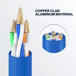 Cat6 Ethernet Patch Cable (2-Pack) - CCA Network Cord - UTP, Black & Blue(Gearit 2 Pack Cat6 Ethernet Patch Cable Cca Network Cord Utp Black Blue) 29 Cat6 Ethernet Patch Cable (2-Pack) - CCA Network Cord - UTP, Black & Blue(Gearit 2 Pack Cat6 Ethernet Patch Cable Cca Network Cord Utp Black Blue) -GEARit Store Cat6CCA Bu 3 9ca39ae0 1a3d 474f 8e31 d792b1ced3bb