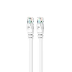 Flexible Soft Boot Cat6 Ethernet Patch Cable, White(Gearit Cat6 Ethernet Patch Cable Premium Flexible Soft Tab Snagless Rj45 Stranded 550mhz Utp Pure Bare Copper Wire 24awg White)