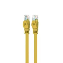 Flexible Soft Boot Cat6 Ethernet Patch Cable, Yellow(Gearit Cat6 Ethernet Patch Cable Premium Flexible Soft Tab Snagless Rj45 Stranded 550mhz Utp Pure Bare Copper Wire 24awg Yellow)