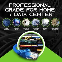 Flexible Soft Boot Cat6 Ethernet Patch Cable, Blue(Gearit Cat6 Ethernet Patch Cable Premium Flexible Soft Tab Snagless Rj45 Stranded 550mhz Utp Pure Bare Copper Wire 24awg Blue) 15 Flexible Soft Boot Cat6 Ethernet Patch Cable, Blue(Gearit Cat6 Ethernet Patch Cable Premium Flexible Soft Tab Snagless Rj45 Stranded 550mhz Utp Pure Bare Copper Wire 24awg Blue) -GEARit Store Cat6FlexBlue 2