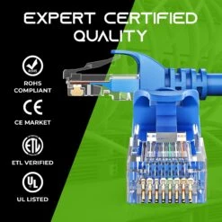 Flexible Soft Boot Cat6 Ethernet Patch Cable, Blue(Gearit Cat6 Ethernet Patch Cable Premium Flexible Soft Tab Snagless Rj45 Stranded 550mhz Utp Pure Bare Copper Wire 24awg Blue) 19 Flexible Soft Boot Cat6 Ethernet Patch Cable, Blue(Gearit Cat6 Ethernet Patch Cable Premium Flexible Soft Tab Snagless Rj45 Stranded 550mhz Utp Pure Bare Copper Wire 24awg Blue) -GEARit Store Cat6FlexBlue 6