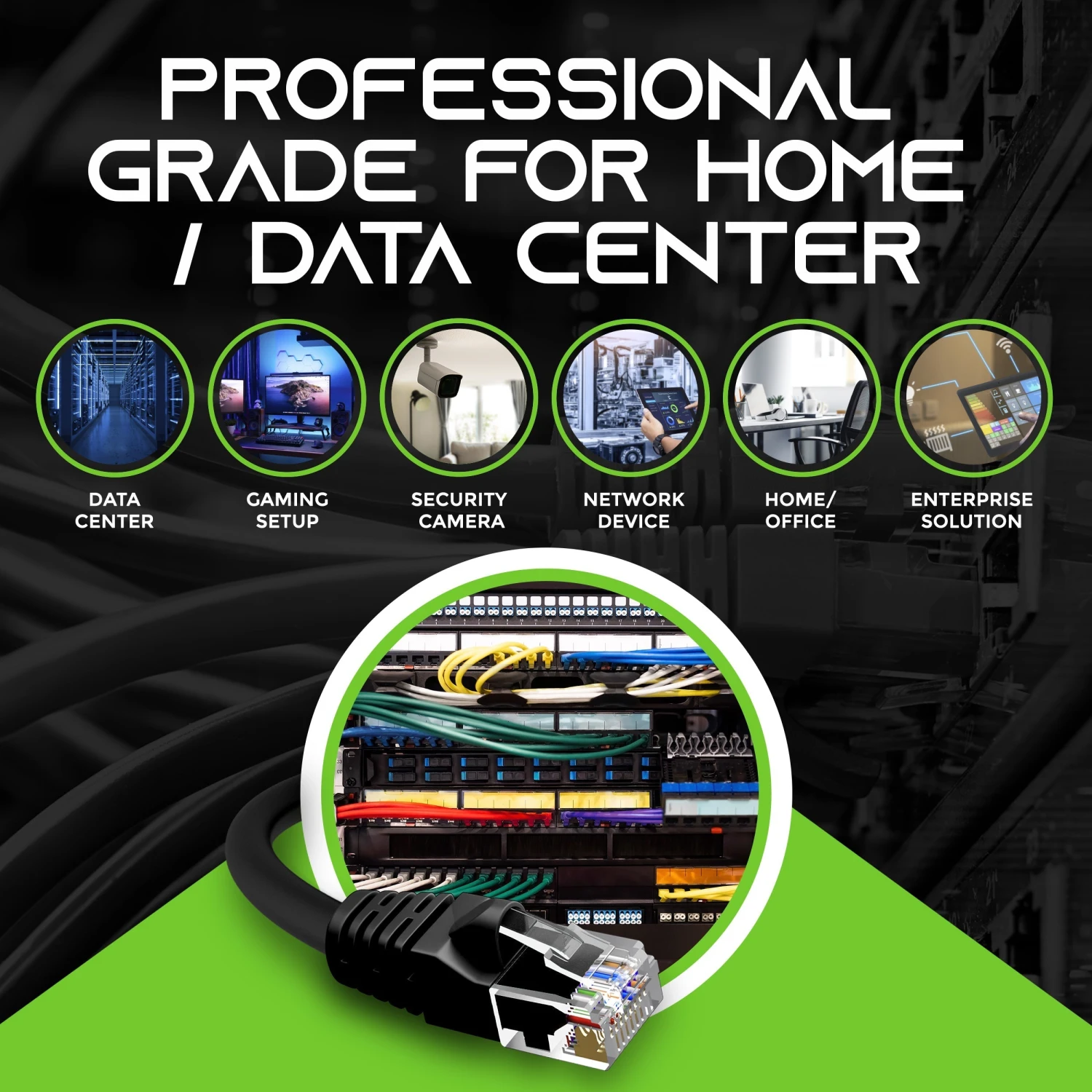 Cat 6 Ethernet Patch Cable (24-Pack)(Cat 6 Ethernet Patch Cable 24 Pack) 4 Cat 6 Ethernet Patch Cable (24-Pack)(Cat 6 Ethernet Patch Cable 24 Pack) - Image 4