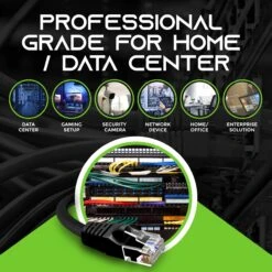 Cat 6 Ethernet Patch Cable (20-Pack)(Cat 6 Ethernet Patch Cable 20 Pack) -GEARit Store Cat6 20Black 2 8b2e701a 5dd3 4b11 8a5f 20f3ea3a1160