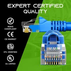 Cat 6 Ethernet Patch Cable (10-Pack)(Cat 6 Ethernet Patch Cable 10 Pack) -GEARit Store Cat6 20Blue 4