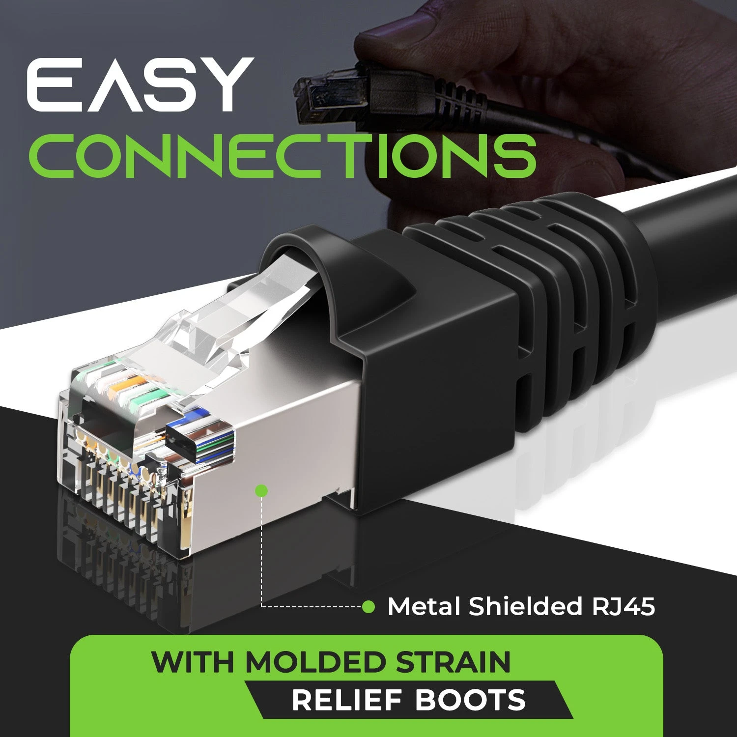 Bulk Cat6 Outdoor Ethernet Cable - DIY Kit(Bulk Cat6 Outdoor Ethernet Cable Diy Kit) 15 Bulk Cat6 Outdoor Ethernet Cable - DIY Kit(Bulk Cat6 Outdoor Ethernet Cable Diy Kit) - Image 15