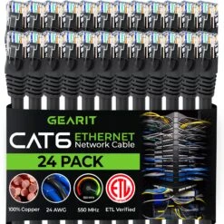 Cat 6 Ethernet Patch Cable (24-Pack)(Cat 6 Ethernet Patch Cable 24 Pack)