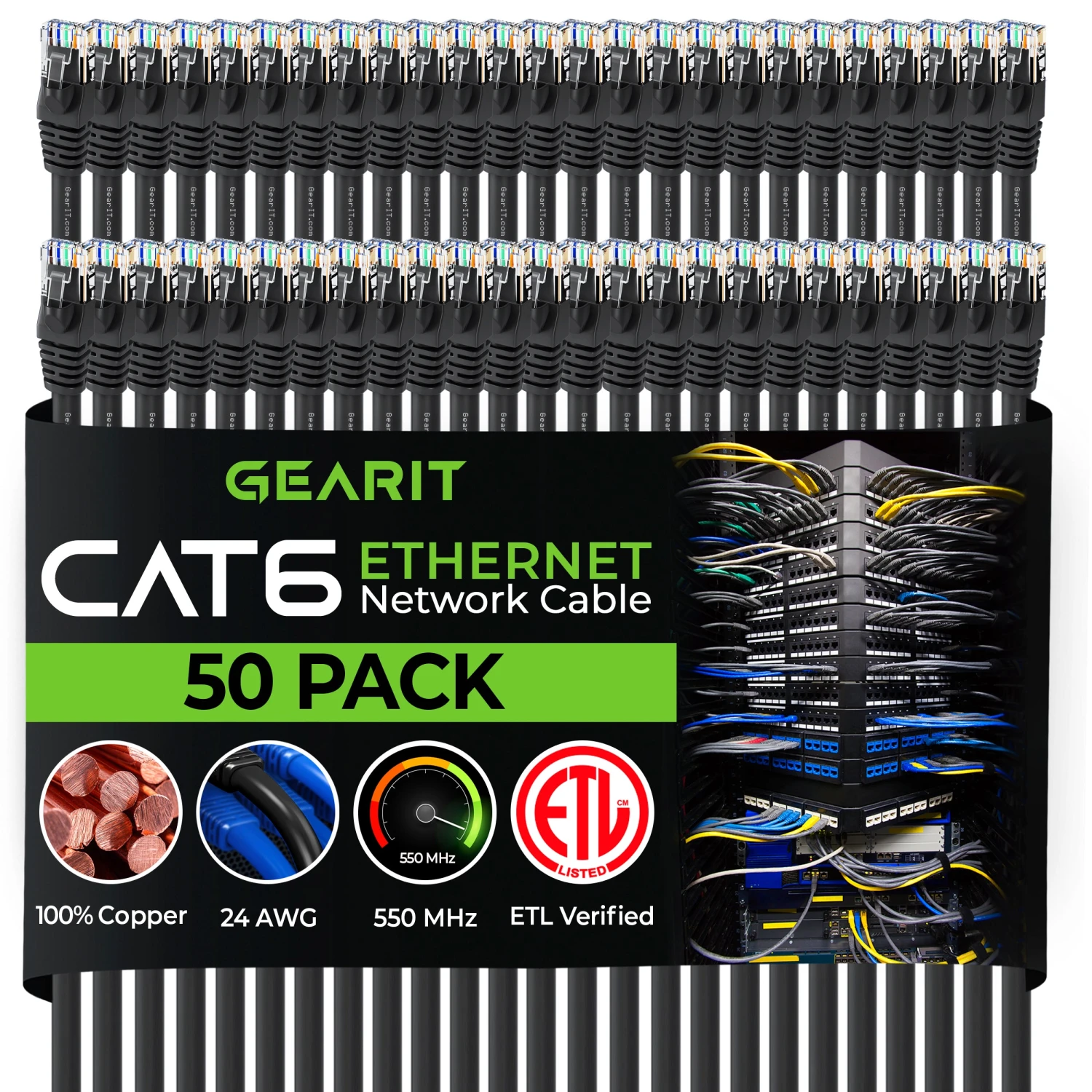 Cat 6 Ethernet Patch Cable (50-Pack)(Cat 6 Ethernet Patch Cable 50 Pack) 1 Cat 6 Ethernet Patch Cable (50-Pack)(Cat 6 Ethernet Patch Cable 50 Pack)