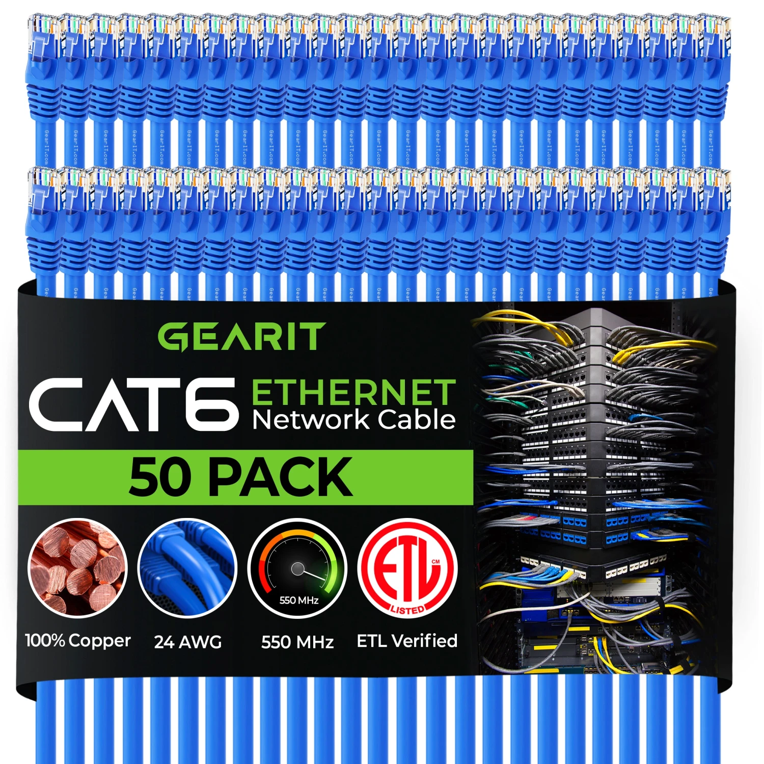 Cat 6 Ethernet Patch Cable (50-Pack)(Cat 6 Ethernet Patch Cable 50 Pack) 10 Cat 6 Ethernet Patch Cable (50-Pack)(Cat 6 Ethernet Patch Cable 50 Pack) - Image 10