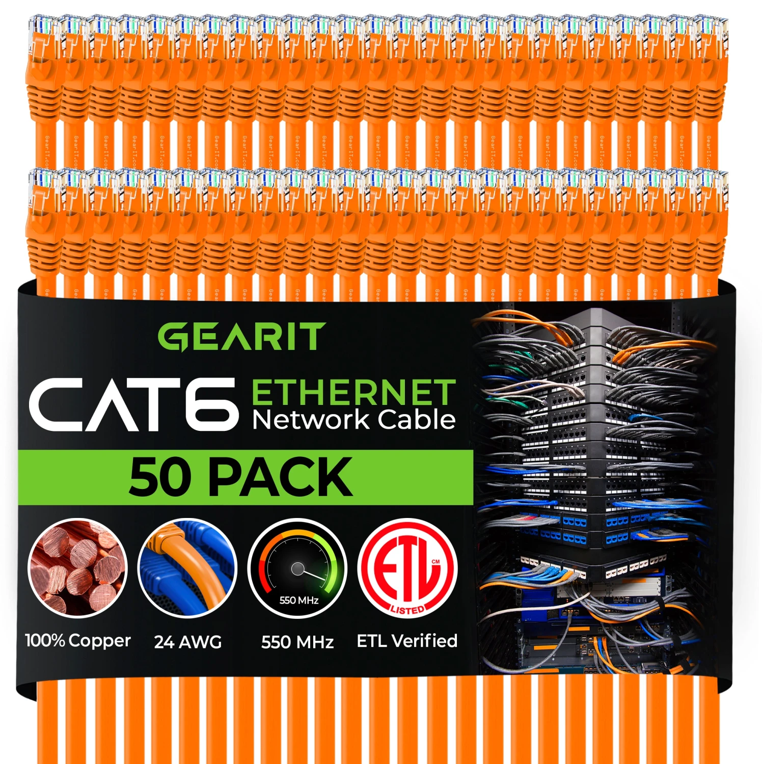 Cat 6 Ethernet Patch Cable (50-Pack)(Cat 6 Ethernet Patch Cable 50 Pack) 19 Cat 6 Ethernet Patch Cable (50-Pack)(Cat 6 Ethernet Patch Cable 50 Pack) - Image 19