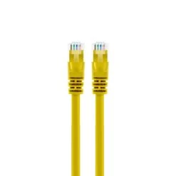 Cat6 Ethernet Patch Cable - Snagless RJ45, Stranded, 550Mhz, UTP, Pure Bare Copper Wire, 24AWG- Yellow(Gearit Cat6 Ethernet Patch Cable Snagless Rj45 Stranded 550mhz Utp Pure Bare Copper Wire 24awg Yellow)