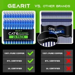 Cat 6 Ethernet Patch Cable (50-Pack)(Cat 6 Ethernet Patch Cable 50 Pack) 22 Cat 6 Ethernet Patch Cable (50-Pack)(Cat 6 Ethernet Patch Cable 50 Pack) -GEARit Store Cat6vsOthers e04b84e1 d31e 4d9d 837a e496171149c0