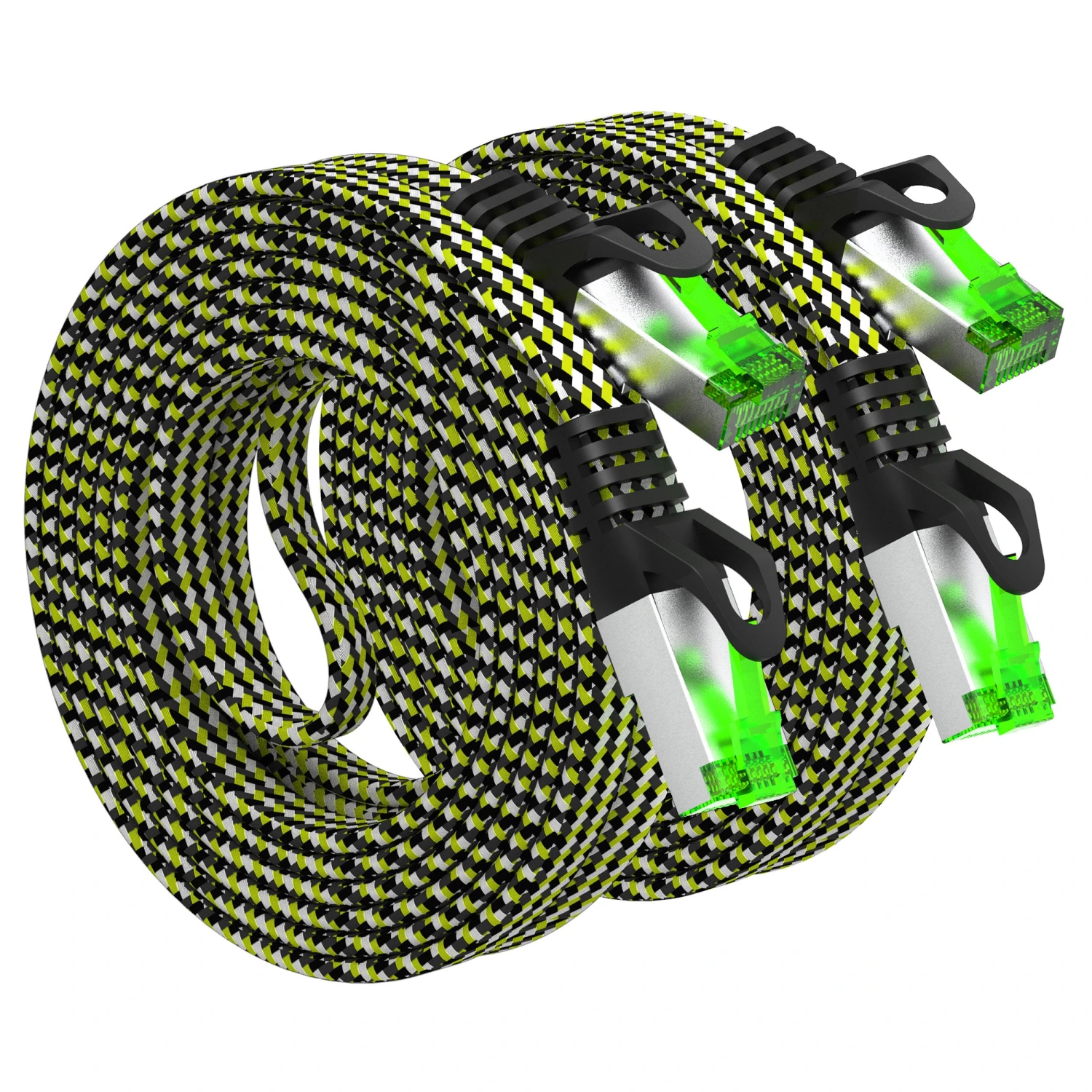 Cat 7 Ethernet Cable 10 Feet - 32 AWG Flat Patch Cable - Nylon Braided(Gearit Cat 7 Ethernet Cable 10 Feet 32 Awg Flat Patch Cable Nylon Braided) 9 Cat 7 Ethernet Cable 10 Feet - 32 AWG Flat Patch Cable - Nylon Braided(Gearit Cat 7 Ethernet Cable 10 Feet 32 Awg Flat Patch Cable Nylon Braided) - Image 9