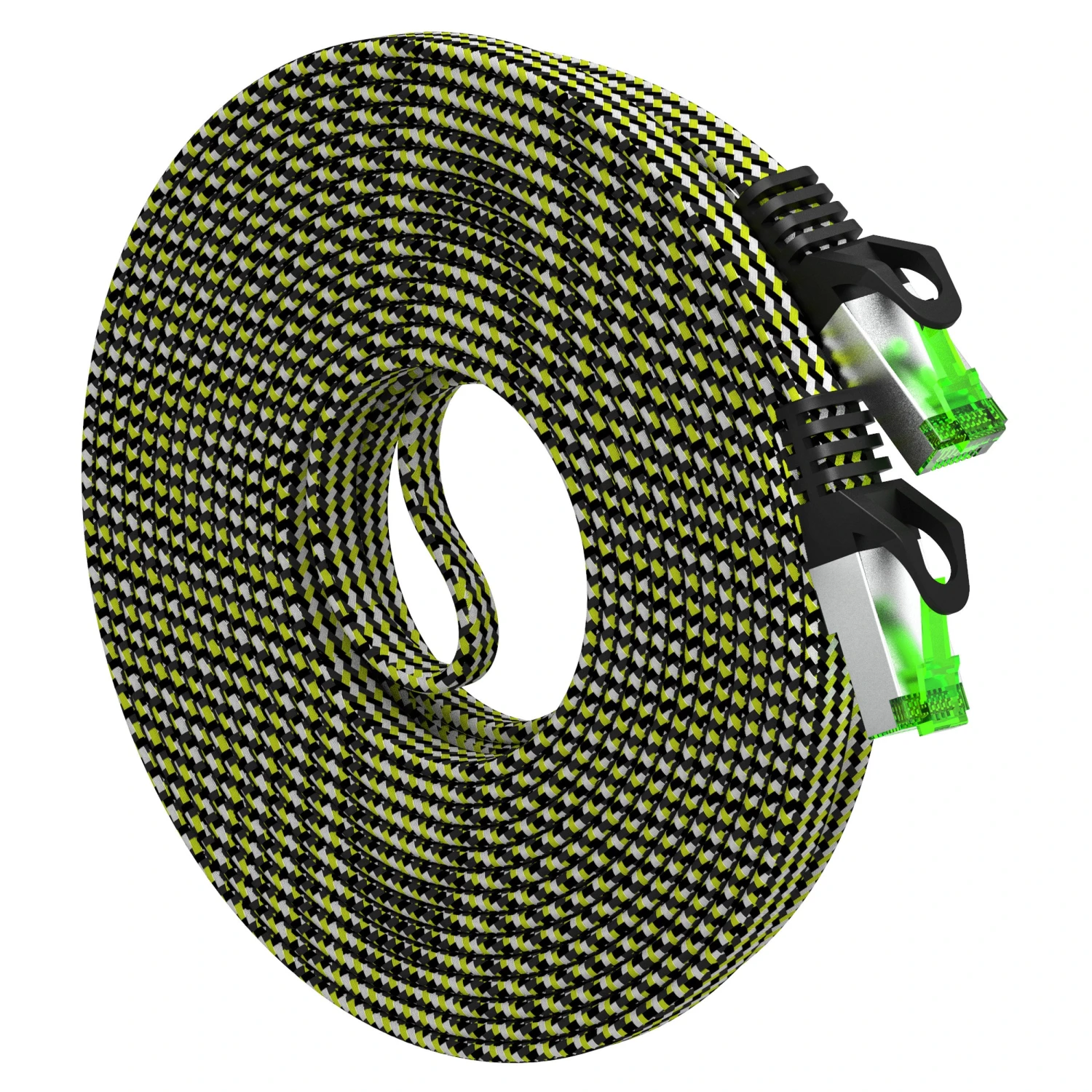 Cat7 Ethernet Cable 25 Feet - 32 AWG Flat Patch Cable - Nylon Braided(Gearit Cat 7 Ethernet Cable 25 Feet 32 Awg Flat Patch Cable Nylon Braided) 1 Cat7 Ethernet Cable 25 Feet - 32 AWG Flat Patch Cable - Nylon Braided(Gearit Cat 7 Ethernet Cable 25 Feet 32 Awg Flat Patch Cable Nylon Braided)