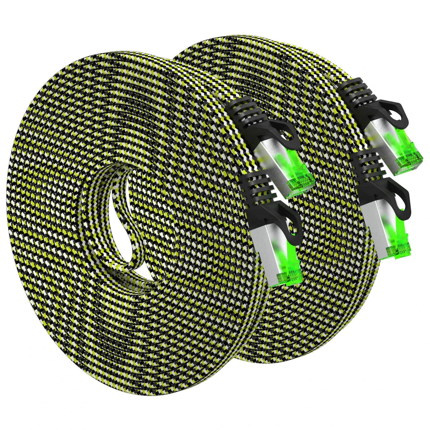 Cat7 Ethernet Cable 25 Feet - 32 AWG Flat Patch Cable - Nylon Braided(Gearit Cat 7 Ethernet Cable 25 Feet 32 Awg Flat Patch Cable Nylon Braided) 9 Cat7 Ethernet Cable 25 Feet - 32 AWG Flat Patch Cable - Nylon Braided(Gearit Cat 7 Ethernet Cable 25 Feet 32 Awg Flat Patch Cable Nylon Braided) - Image 9