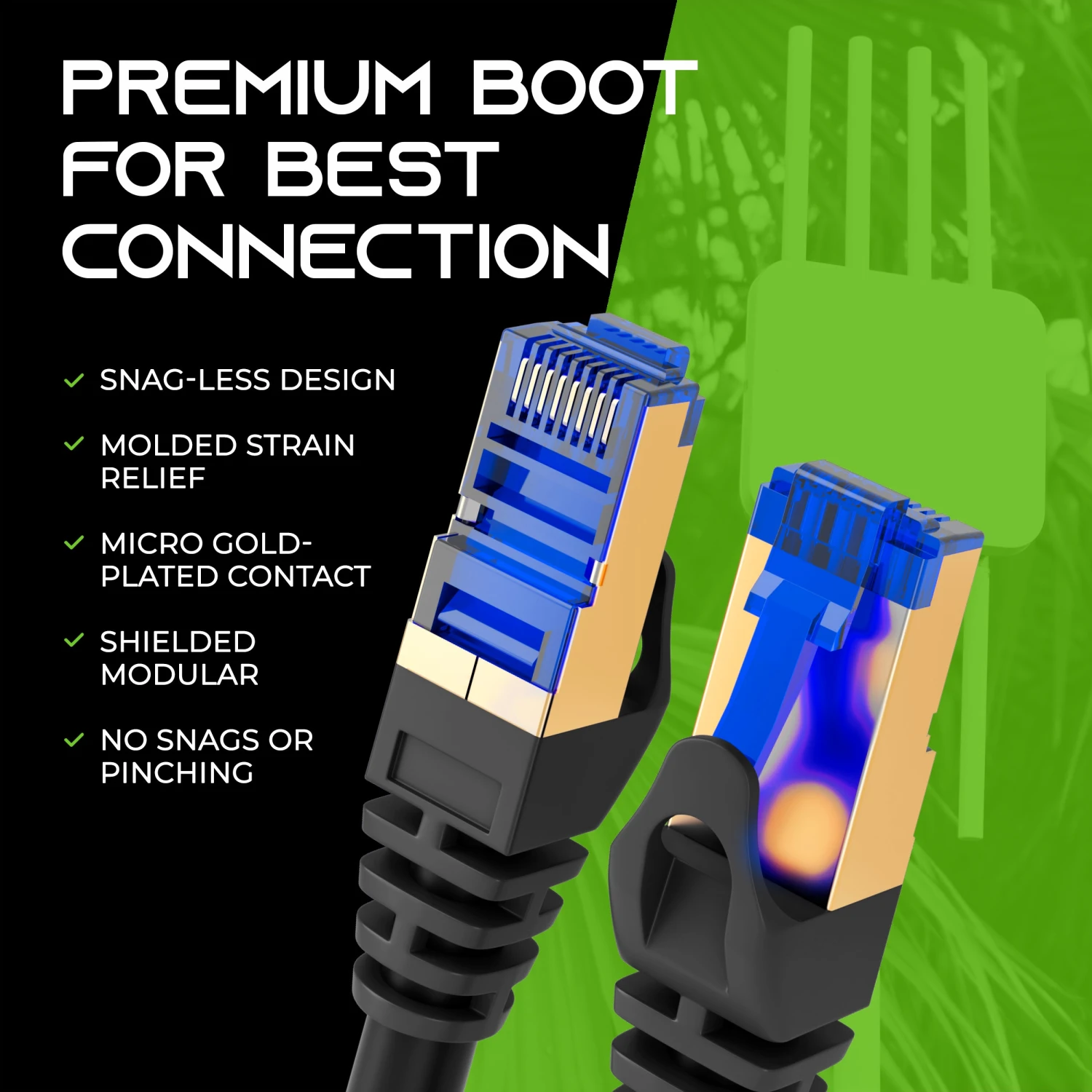 Cat8 Outdoor Ethernet Cable - Waterproof, Direct Burial, In-Ground, LLDPE, Black(Gearit Cat8 Outdoor Ethernet Cable Waterproof Direct Burial In Ground Lldpe Black) 7 Cat8 Outdoor Ethernet Cable - Waterproof, Direct Burial, In-Ground, LLDPE, Black(Gearit Cat8 Outdoor Ethernet Cable Waterproof Direct Burial In Ground Lldpe Black) - Image 7