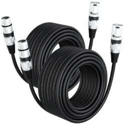 DMX Extension Cable For Stage Lighting 2-Pack, Black(Gearit 2 Pack Dmx Male To Dmx Female Stage Lighting Cable Xlr Compatible Black) 21 DMX Extension Cable For Stage Lighting 2-Pack, Black(Gearit 2 Pack Dmx Male To Dmx Female Stage Lighting Cable Xlr Compatible Black) -GEARit Store DMX MF 100FT BK 2PK