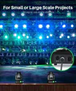 DMX Extension Cable For Stage Lighting 2-Pack, Black(Gearit 2 Pack Dmx Male To Dmx Female Stage Lighting Cable Xlr Compatible Black) 17 DMX Extension Cable For Stage Lighting 2-Pack, Black(Gearit 2 Pack Dmx Male To Dmx Female Stage Lighting Cable Xlr Compatible Black) -GEARit Store DMX BK 7