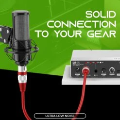 XLR Male To Female Microphone Extension Cable, Multicolor(Gearit Xlr Male To Female Microphone Extension Cable Multicolor) -GEARit Store GDI XLR MF 1HFT MC 6PK 05