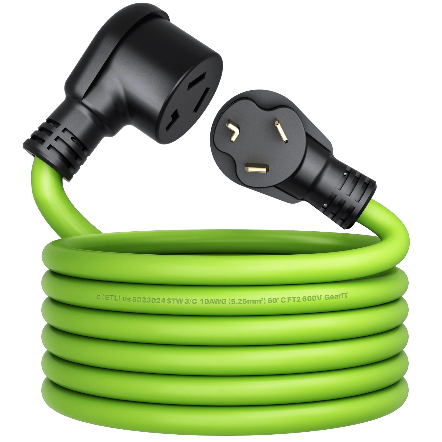 10/3 30 Amp NEMA 10-30P To 10-30R STW Extension Cord(Gearit 10 3 30 Amp Nema 10 30p To 10 30r Stw Extension Cord) 1 10/3 30 Amp NEMA 10-30P To 10-30R STW Extension Cord(Gearit 10 3 30 Amp Nema 10 30p To 10 30r Stw Extension Cord)