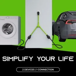 30 Amp NEMA 10-30P To Dual NEMA 10-30R Splitter Power Cord Adapter - 3 Prong STW 10AWG 3C(30 Amp Nema 10 30p To Dual Nema 10 30r Splitter Power Cord Adapter 3 Prong Stw 10awg 3c) -GEARit Store GI 1030P 1030R2 SPT 5