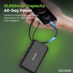 GEARit 3-in-1 65W GaN Charger, 10000mAh Power Bank With Built-in USB-C Cable(Gearit 10000mah Qi2 Wireless Charging Magsafe Power Bank With Built In Usb C Cable Copy) 10 GEARit 3-in-1 65W GaN Charger, 10000mAh Power Bank With Built-in USB-C Cable(Gearit 10000mah Qi2 Wireless Charging Magsafe Power Bank With Built In Usb C Cable Copy) -GEARit Store GI 10K65W C2A1 BK 3