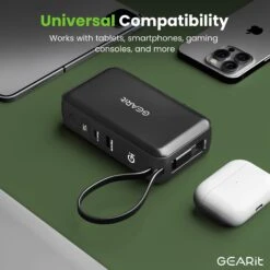 GEARit 3-in-1 65W GaN Charger, 10000mAh Power Bank With Built-in USB-C Cable(Gearit 10000mah Qi2 Wireless Charging Magsafe Power Bank With Built In Usb C Cable Copy) 15 GEARit 3-in-1 65W GaN Charger, 10000mAh Power Bank With Built-in USB-C Cable(Gearit 10000mah Qi2 Wireless Charging Magsafe Power Bank With Built In Usb C Cable Copy) -GEARit Store GI 10K65W C2A1 BK 8