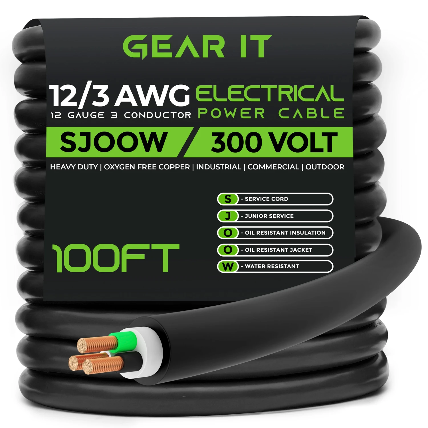 12/3 SJOOW OFC Power Cable 300V Electric Wire(12 3 Sjoow Ofc Power Cable 300v Electric Wire) 10 12/3 SJOOW OFC Power Cable 300V Electric Wire(12 3 Sjoow Ofc Power Cable 300v Electric Wire) - Image 10