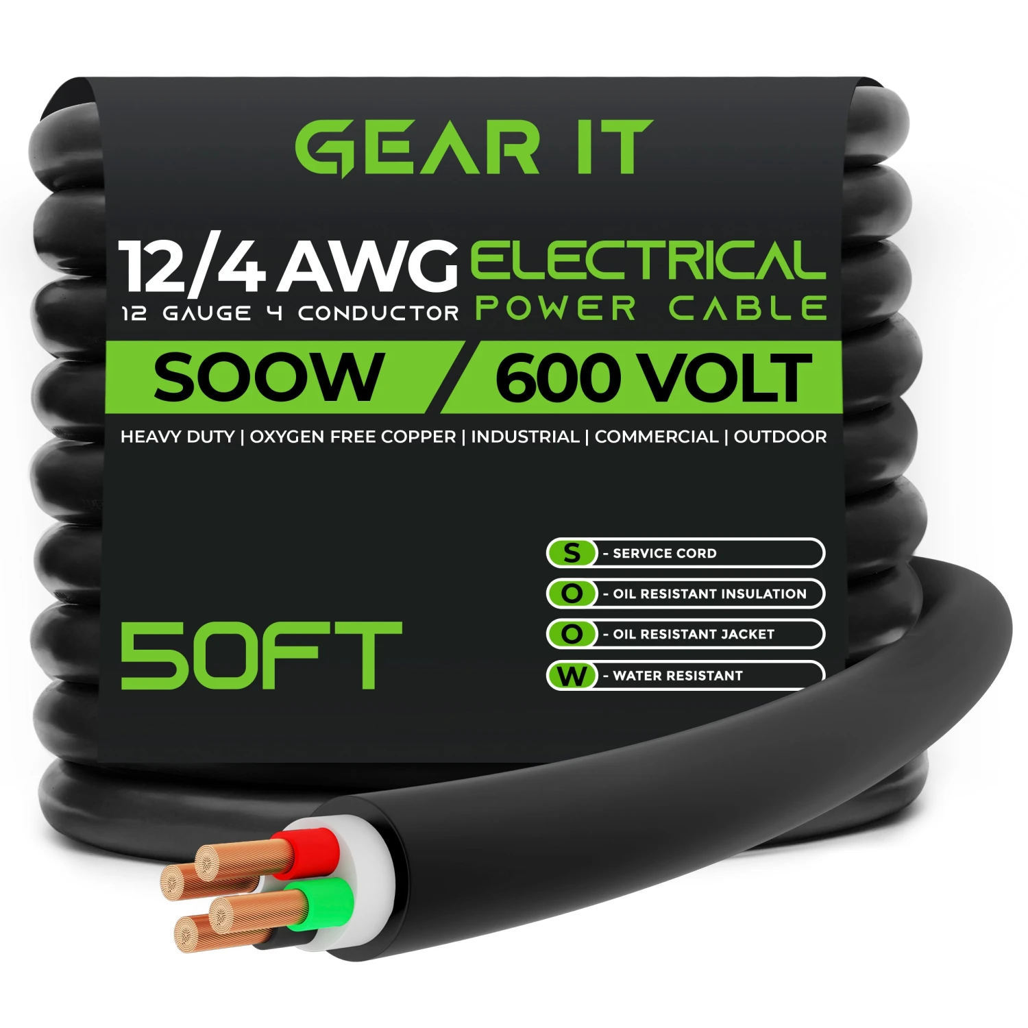 12/4 SOOW OFC Power Cable 600V Electric Wire(12 4 Soow Ofc Power Cable 600v Electric Wire) 9 12/4 SOOW OFC Power Cable 600V Electric Wire(12 4 Soow Ofc Power Cable 600v Electric Wire) - Image 9