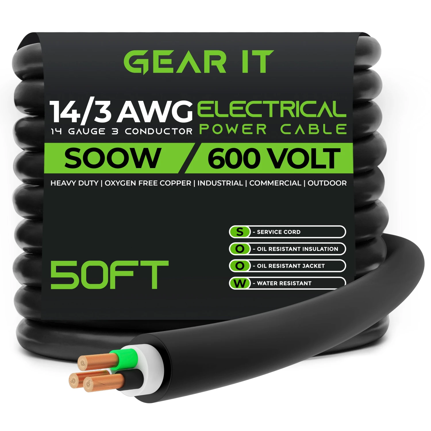 14/3 SOOW OFC Power Cable 600V Electric Wire(14 3 Soow Ofc Power Cable 600v Electric Wire) 9 14/3 SOOW OFC Power Cable 600V Electric Wire(14 3 Soow Ofc Power Cable 600v Electric Wire) - Image 9
